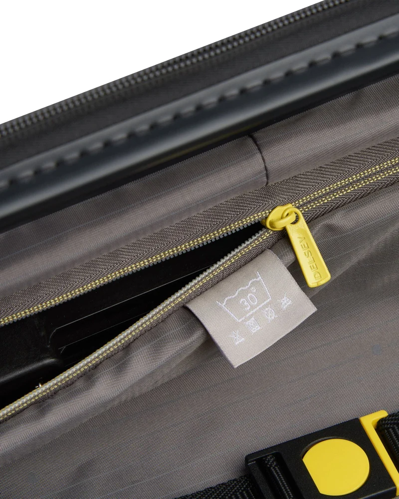 DELSEY Paris  securitime front opening 65 cm 4 double wheeled expandable check-in luggage trolley case - anthracite  | Best Price UAE